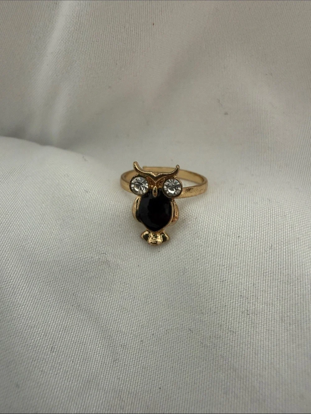 Kids Gold-Tone Enamel Fruit, animal  & Flower Ring Set - Red & Teal